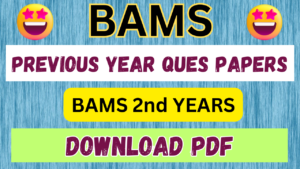 bams 2nd year previous year question papers pdf